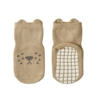 SDGHG Baby Deca Jesen protiv klizanja čarape Pamučna mješavina Non Crtid Crtani životinje Čarape za gležnjeve