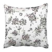 Lijepa ruža uzorka Beauto cvjeta botanički buket uzastopno corsage crtajući jastučni jastuk jastuk