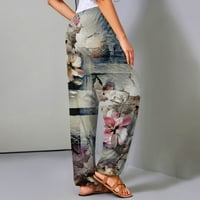 Corashan ženske modne vitrine nacrtajuće hlače ležerne prilike prozračne sa bočnim džepovima