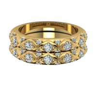 Prstenovi za tinejdžere Inlaid Bresch Heart Circon Full Diamonds Micro-Inlaid Diamonds uzorak Europski i američki prsten za par