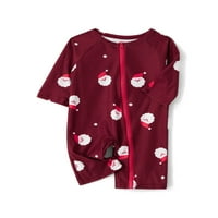 Frobukio Merry Božić Porodica Podudaranje pidžama setovi Santa Claus uzorak vrhovi hlače za spavanje