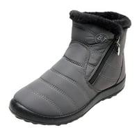 Cuoff Cowgirl Boots zimske tople vodootporne pamučne cipele najlonske sniježne kratke botas kaubojske čizme za žene