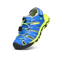 Parovi snova Kids Ljetne atletske sandale dječake Djevojke školske sportske sportove sandale hodanje cipele 160912-k kraljevski plavo siva neon zelena veličine 8