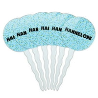 HanneLore Cupcake tipovi - set - plave mrlje
