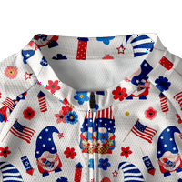 Američke patriotske majice za muškarce 3D print United State Flag majica kratkih rukava za odrasle Biciklistička odjeća
