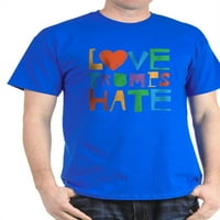 Cafepress - ljubav Trumps mržnja majica - pamučna majica