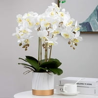 Mound veštački falaenopsis cvijeće, umjetne orhidejne cvijeće stamp za kućne dekor