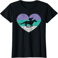 Konjski trkački jockey poklon za žene i djevojke Retro Slatka majica