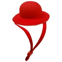 Cuoff kućno kućno kućno kućno šešire za kokoši mali smiješni pileći dodaci Peather Top Hat
