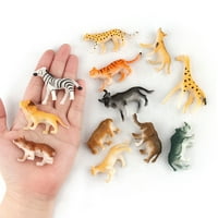 GZWVW djeca dječje djece sortirane plastične igračke divlje životinje džungle zoološki vrt