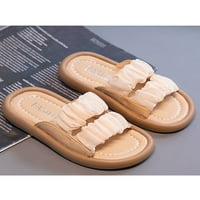 Colisha Kids Tough sandal klizanje na ravnim sandalama plaža slajd stranke casual cipele Ljetne papuče