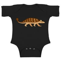 Newkward Styles Ankylosaurus Romper Baby BodySuit kratki rukav Dinosaur jedan vrh za novorođene bebe