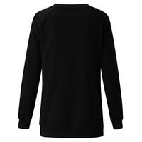 Valentinovo tisak za žene modni casual crewneck dugih rukava pulover dukserice majica bluza hot8sl4488526
