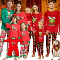 Božićne pidžame za porodičnu podudaranje PJS postavljeno klasično plaćeno Xmas odjeću za tinejdžere