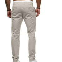 Muška casual gumba Open Slim Fit Ravne pantalone Lounge Hlače Ljetne hlače Atletska hlače Slim Fit Hlače