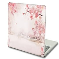 Kaishek za slučaj Macbook Air S. Objavljen model A2681, plastična pokrivača tvrdog školjka, cvijeće