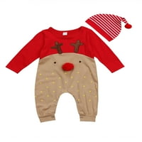 Liangchenmei novorođene bebe Božićne odjeće za jelenje za rezanje Joddler Dječak Dječak Djevojka