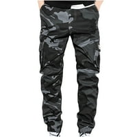 Yanhoo muške camo teretne hlače Taktičke vojne dukseve na otvorenom radne pantalone sa džepovima Wild Cargo Hlače
