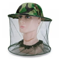 Tradecan Sun Hat kamuflaža glava mosquito neto šešir za na otvorenom, UV zaštitna riba pčelarska gaza
