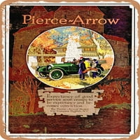 Metalni znak - Pierce arrow Touring automobil Vintage ad - Vintage Rusty Look
