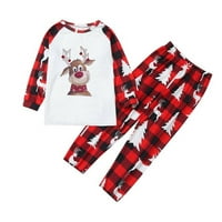 Kiplyki Baby ponude padaju za djecu Ležerne prilike za božićnu djecu od tiskanih bluza s dugim rukavima na vrhu + hlače koje odgovaraju set