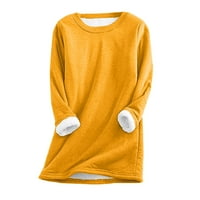 Košulje s dugim rukavima za žene plus veličine Ženski veliki labavi raglan gornji zadebljani i baršunasti