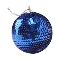 WOZHIDAOKE DECOR DECOR BOŽIĆNI ukrasi Božićni rhinestone Glitter Baubles Ball Ball Balls
