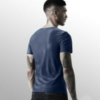 Adviicd majice za muškarce prozračne svilene majice na ledu kratkih rukava uzgajaju fitness majica koja