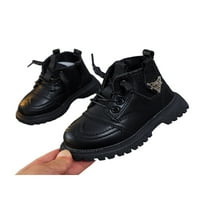 Prednjeg swwalk dječje čizme za gležnjeve s niskim potpeticama bočni patentni zatvarač borbeni boot