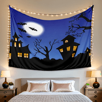 Halloween Dekorativna tapiserija, Spider web tapiserija, za spavaću sobu dnevni boravak Dorm Holiday