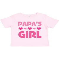 Inktastic Papas Girl GrandDing poklon Toddler The Girl Girl Majica