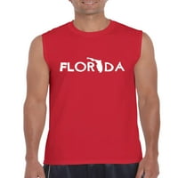 Arti - Muška grafička majica bez rukava - Florida