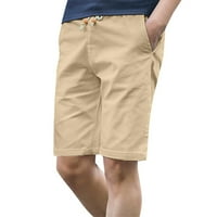 Bacock muški kratke hlače Nove ljetne muške kratke hlače na žetvu modne iskrivljene hlače na plaži Beige