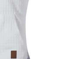 Bluza Tee Jesenski muški dukserski dugi gornji rukav karirani kapuljač kapuljača s kapuljačom s kapuljačom