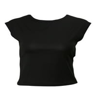 Y2K modni gornji gornji gornji gornji izrezati majicu Bluse Skims Sommer odjeća odjeća estetika