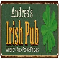 Andres's Irski pab poklon metalni znak Bar man pećina 108240010243