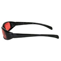 Parovi motornih naočala za naočale MF-a za motocikle ShatterOron polikarbonatni crni okvir UV filter otporne na ogrebotine otporne na ogrebotine, naočale za jahanje dim crvene i žute leće