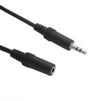 Muško za žensko proširenje kablovske slušalice Audio priključni dodatni adapter kabel
