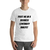 Verujte mi IM Analitički kontinuitet poslovnog kontinuiteta kratkih rukava pamučna majica u nedefiniranim poklonima