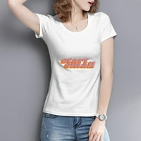 Ženska grafička majica - meka i rastezljiva tkanina, odlična za casual ili fitness aktivnosti