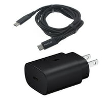 Za TCL Stylus 5G - PD tipa C 25W brze kućne punjač, ​​6ft USB-C kabel Brzina snaga V7Y kompatibilna