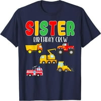 Sestra Birthday Crew Rođendanski kamioni Porodična majica