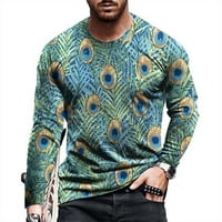 Mans Wool Mashirt Summer Modne majice Grafički print Majica Striped bluza Pismo Ispis Hip Hop T-Majica