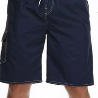 Unleife Sportske kratke hlače za muškarce, muške kratke hlače za surfanje muške čvrste boje velike hlače
