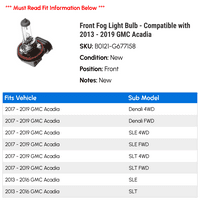 Prednja žarulja za maglu - kompatibilna sa - GMC Acadia