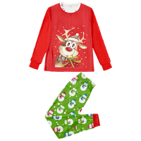 Porodične božićne pidžame Božićne veličine za tiskovine za odrasle-djecu-baby-kućni ljubimci za kućne