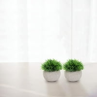 -Prokidačke biljke za kupatilo Kućni urezni dekor, mali umjetni FAU zelenilo za ukrase kuće