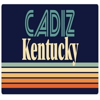 Kadiz Kentucky Vinil naljepnica za naljepnicu Retro dizajn