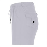 High strukske kratke hlače za žene nacrtajući tanak vježbanje kratkih hlača Jogger planinarenje udobnim kratkim hlačama sa džepovima