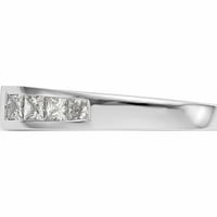 14k bijeli zlatni dijamantski klip set polu-mount zaručnički prsten napravljen u Indiji -Ječnicu slatkih